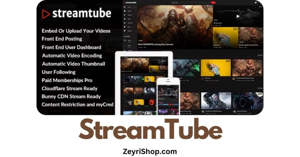 StreamTube Theme Free Download WordPress