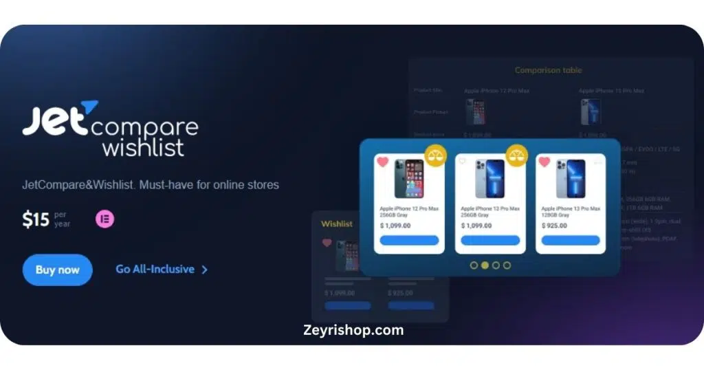 JetCompareWishlist Free Download WordPress Plugin