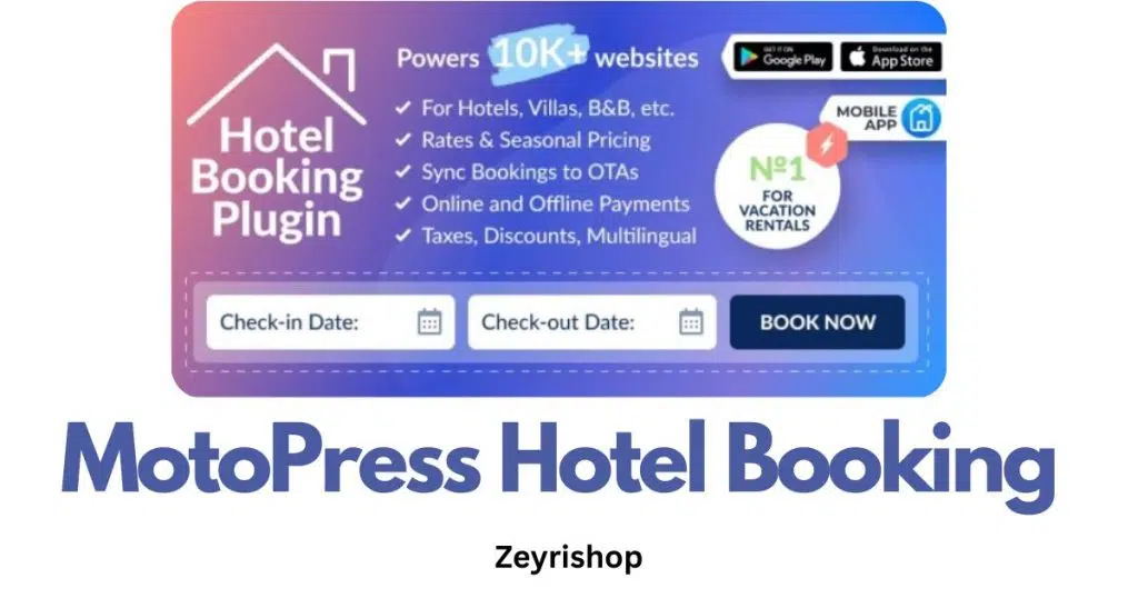 MotoPress Hotel Booking Free Download WP Plugin