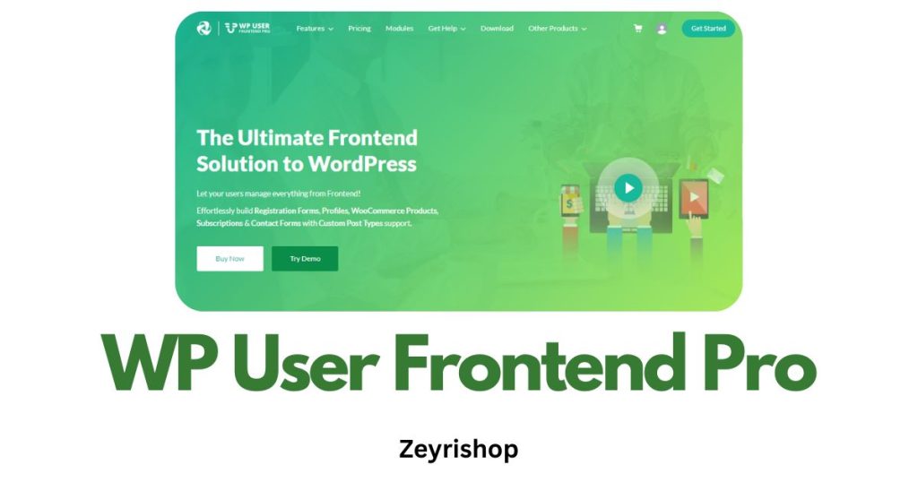 WP User Frontend Pro WordPress Plugin