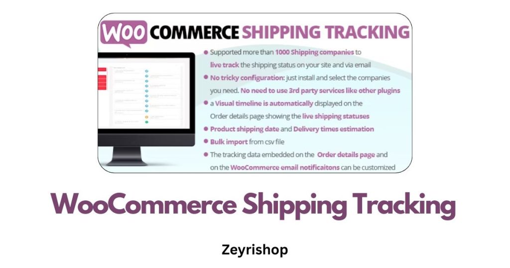 free download WooCommerce Shipping Tracking Plugin