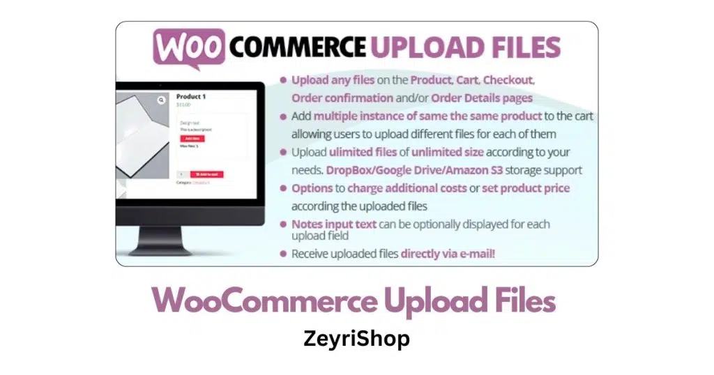 WooCommerce Upload Files Free Download Plugin