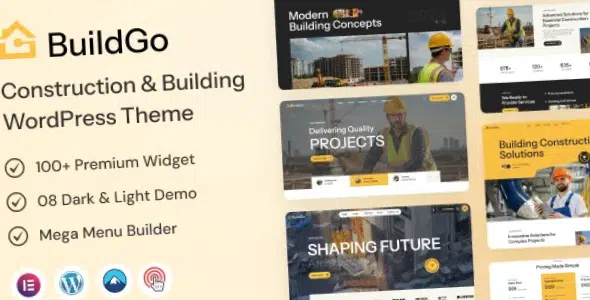 BuildGo Construction WordPress Theme