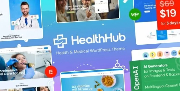 HealthHub Health Medical WordPress Theme