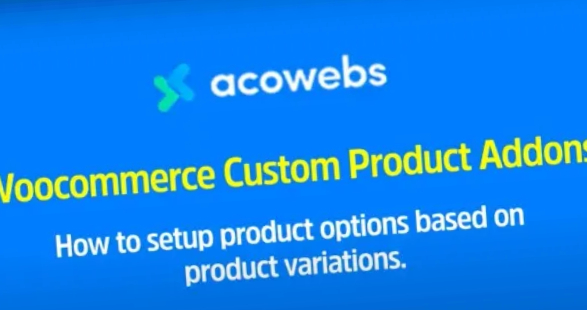 Woocommerce Custom Product Addons