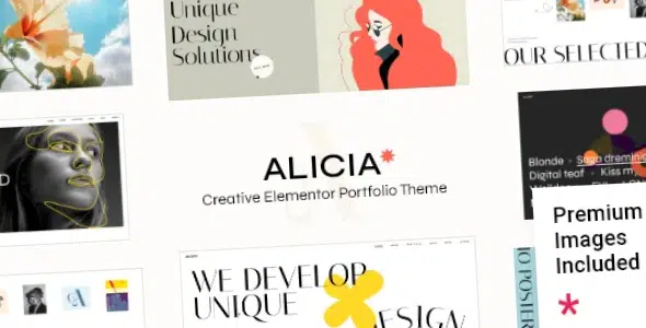 Alicia Elementor Portfolio Theme