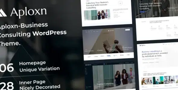 Aploxn Business Consulting WordPress Theme