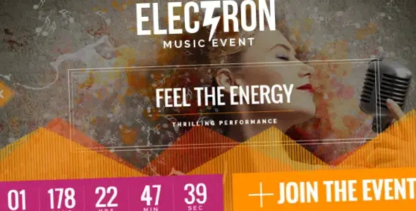 Electron Event Concert Conference Theme