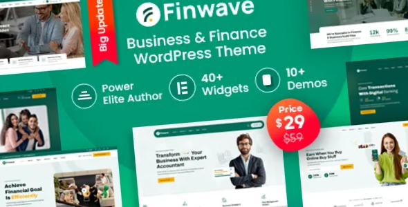 Finwave Business and Finance WordPress Theme