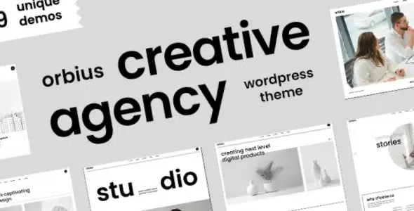 Orbius Creative Agency and Portfolio Theme