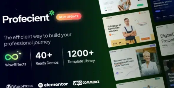 Profecient Multipurpose Elementor Business WooCommerce WordPress Theme