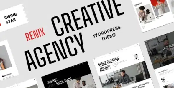 Renix Creative Agency and Portfolio WordPress Theme