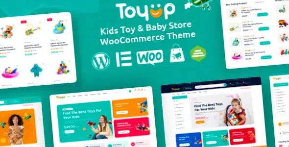 Toyup Kids Toys Store WooCommerce WordPress Theme