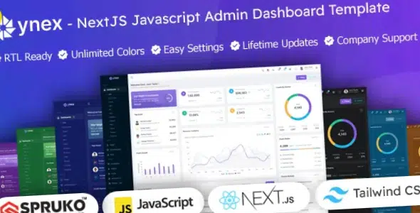 Ynex NextJS Tailwind CSS Admin Dashboard Template