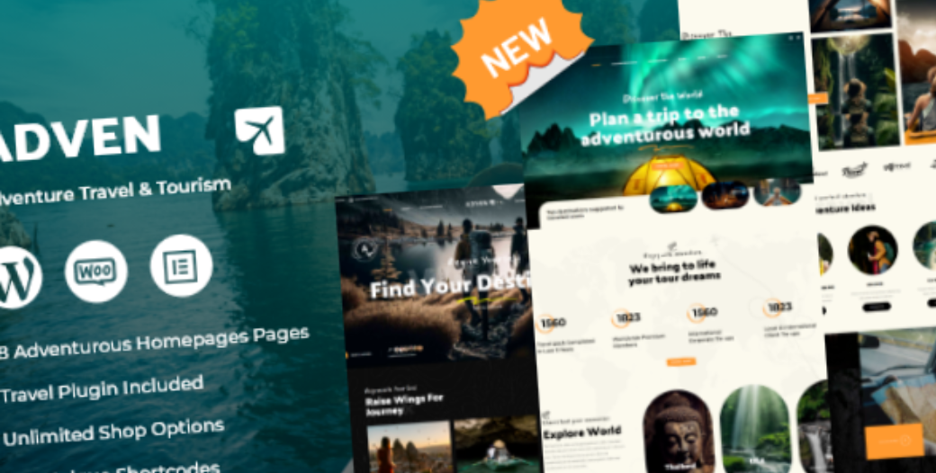 Advenx Adventure Travel & Tourism WordPress Theme