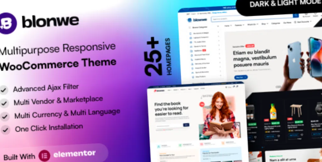 Blonwe Multipurpose WooCommerce Theme