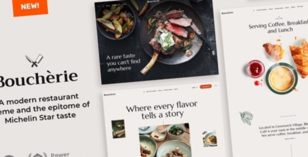 Boucherie Steakhouse Restaurant and Café WordPress Theme