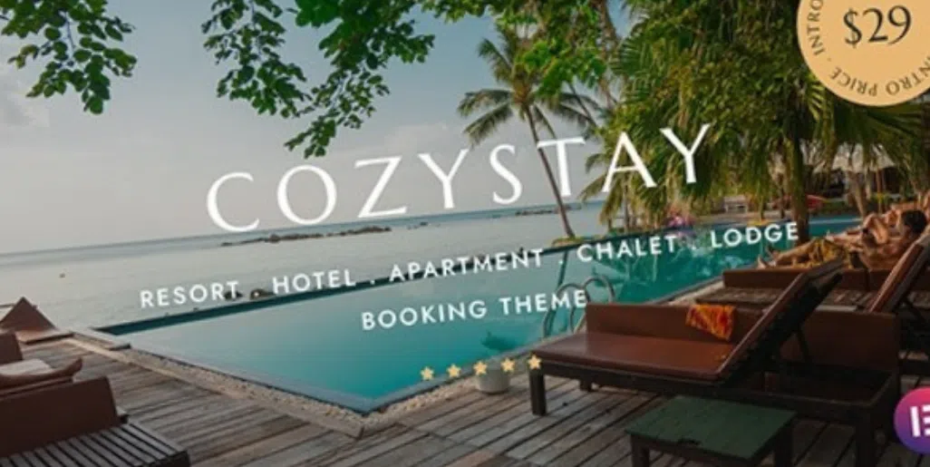 Cozy Stay Hotel Booking WordPress Theme