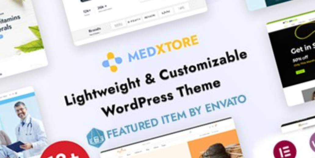 MedXtore Pharmacy, Medical & Beauty Elementor WooCommerce Theme