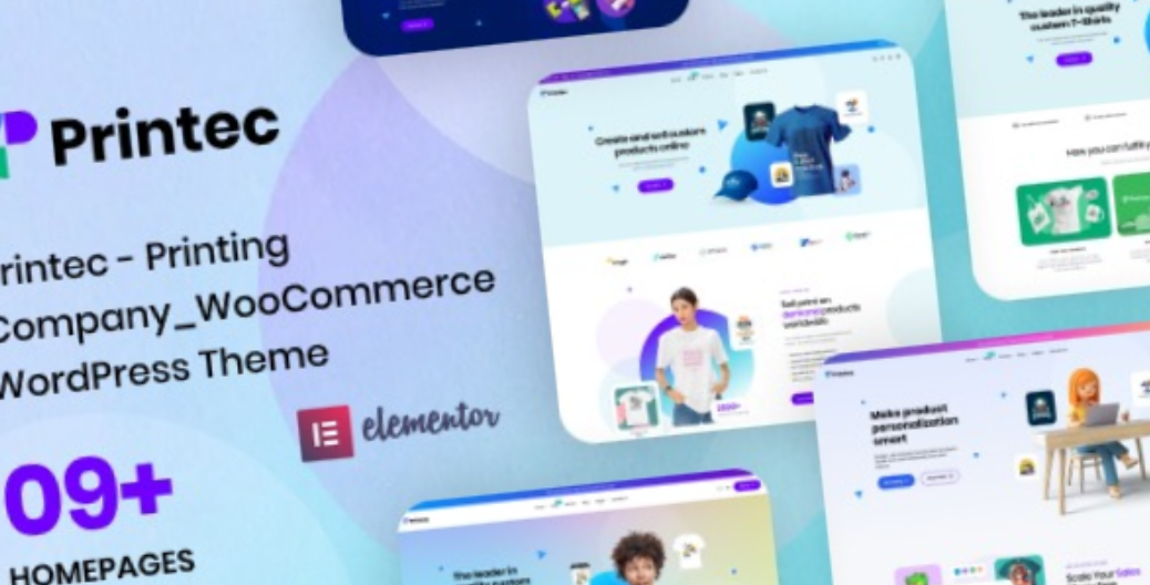 Printec Printing Company WooCommerce WordPress Theme