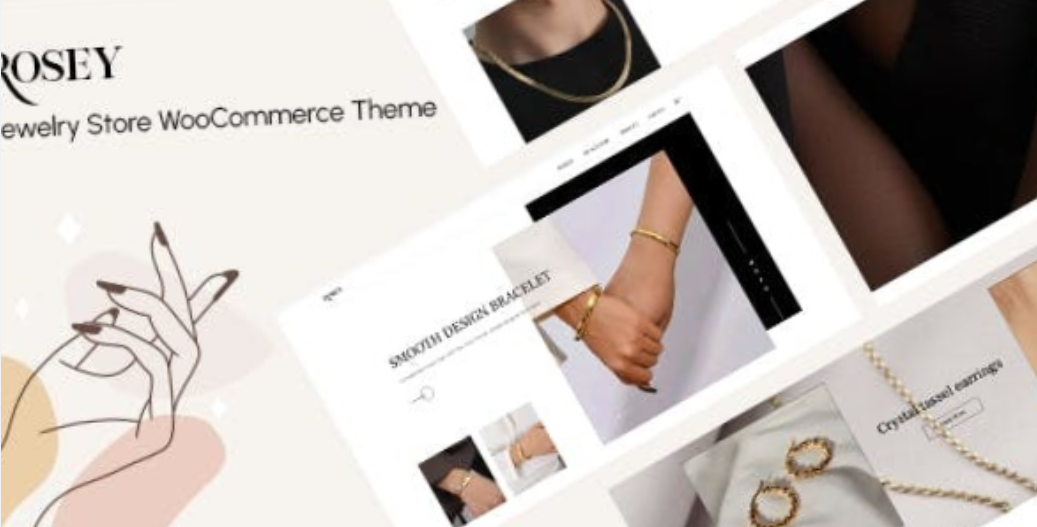 Rosey Jewelry Store WooCommerce Theme