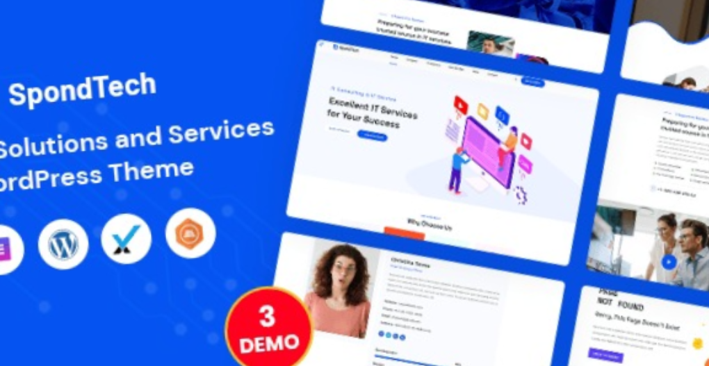 SpondTech IT Solutions And Services WordPress Theme