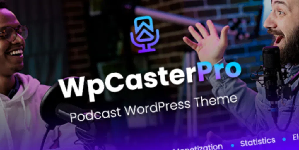 WpCasterPro Podcast WordPress Theme