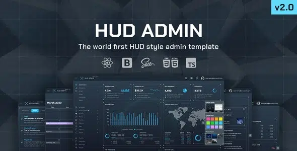 HUD React 18 Bootstrap Admin Template Nulled