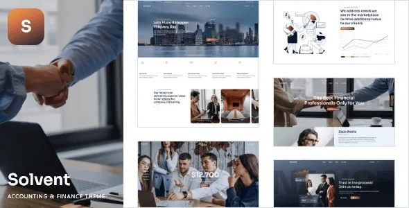 Solvent Accounting and Finance WordPress Theme